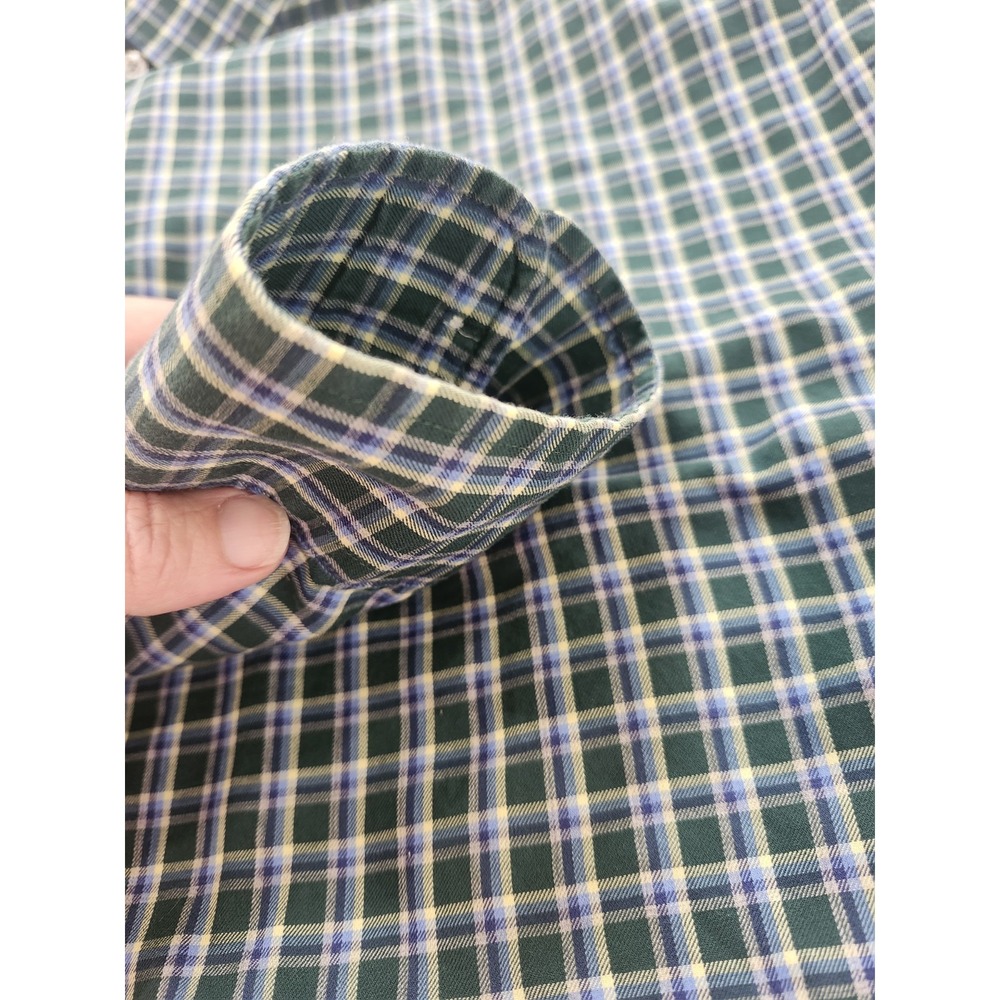 Vineyard Vines Slim Fit Tucker Plaid Button Down Shirt Blue Men's XL Cotton - Picture 6 of 6